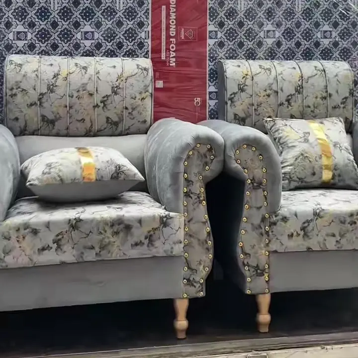 Floral sofa chairs at Arshad Furniture House